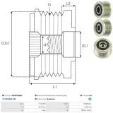 Generatorfreilauf AS-PL AFP0091(LITENS)