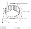 Riemenscheibe, Generator AS-PL AFP0093(GATES) Bild Riemenscheibe, Generator AS-PL AFP0093(GATES)