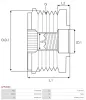 Generatorfreilauf AS-PL AFP2003 Bild Generatorfreilauf AS-PL AFP2003