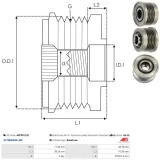 Generatorfreilauf AS-PL AFP0052(V)