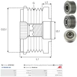 Generatorfreilauf AS-PL AFP3034(V)