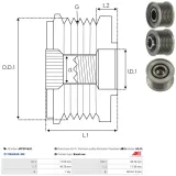 Generatorfreilauf AS-PL AFP0059(V)