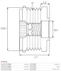 Generatorfreilauf AS-PL AFP3021 Bild Generatorfreilauf AS-PL AFP3021