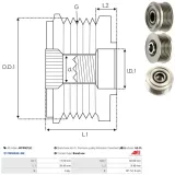 Generatorfreilauf AS-PL AFP0047(V)