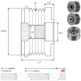 Generatorfreilauf AS-PL AFP3013(V)