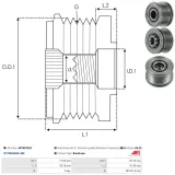 Generatorfreilauf AS-PL AFP0045(V)