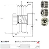 Generatorfreilauf AS-PL AFP0033(V)