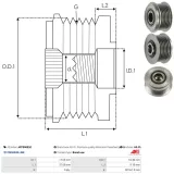 Generatorfreilauf AS-PL AFP0014(V)