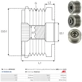 Generatorfreilauf AS-PL AFP6007(V)