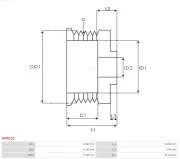 Generator 12 V AS-PL A0446