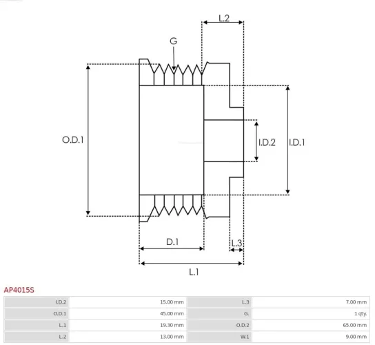 Starter 12 V 2 kW AS-PL S0659PR Bild Starter 12 V 2 kW AS-PL S0659PR