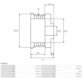 Starter 12 V 1,1 kW AS-PL S0275PR