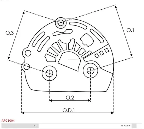 Generator 12 V AS-PL A6475(DENSO) Bild Generator 12 V AS-PL A6475(DENSO)