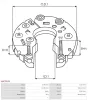 Gleichrichter, Generator AS-PL ARC0105 Bild Gleichrichter, Generator AS-PL ARC0105