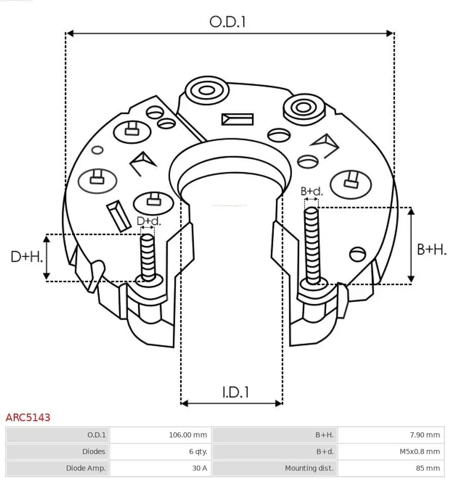 Generator 12 V AS-PL A0264