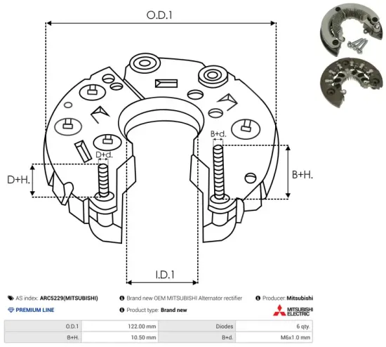 Starter 12 V 1,8 kW AS-PL S6450(DENSO) Bild Starter 12 V 1,8 kW AS-PL S6450(DENSO)