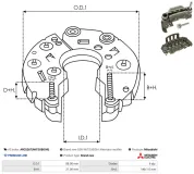 Starter 12 V 1,1 kW AS-PL S6453(DENSO)