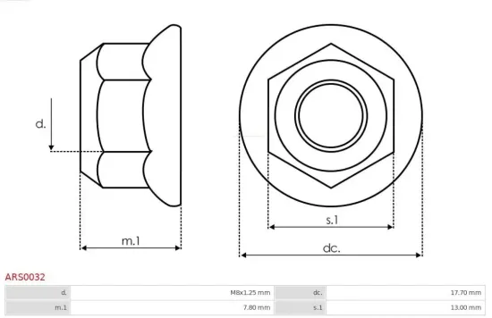 Reparatursatz, Generator AS-PL ARS0032 Bild Reparatursatz, Generator AS-PL ARS0032