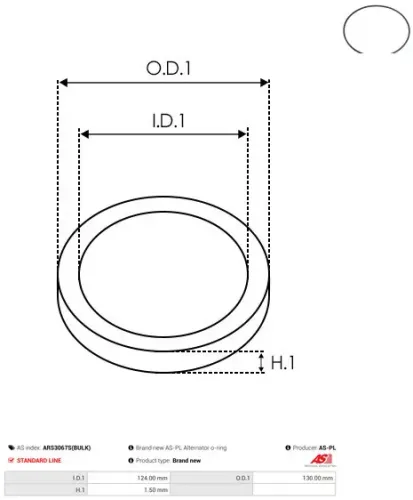 Starter 12 V 1,4 kW AS-PL S6554S Bild Starter 12 V 1,4 kW AS-PL S6554S