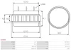 Stator, Generator 12 V AS-PL AS0008 Bild Stator, Generator 12 V AS-PL AS0008