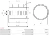 Stator, Generator 12 V AS-PL AS0089S Bild Stator, Generator 12 V AS-PL AS0089S