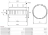 Stator, Generator 12 V AS-PL AS0113S Bild Stator, Generator 12 V AS-PL AS0113S
