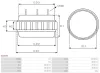 Stator, Generator 12 V AS-PL AS3037 Bild Stator, Generator 12 V AS-PL AS3037