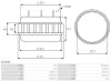 Stator, Generator 24 V AS-PL AS4010S Bild Stator, Generator 24 V AS-PL AS4010S