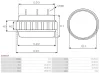 Stator, Generator 24 V AS-PL AS5051S Bild Stator, Generator 24 V AS-PL AS5051S