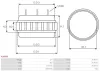 Stator, Generator 12 V AS-PL AS6009 Bild Stator, Generator 12 V AS-PL AS6009