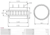 Stator, Generator 12 V AS-PL AS6030 Bild Stator, Generator 12 V AS-PL AS6030