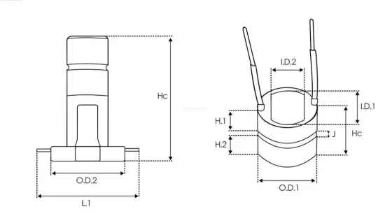 Schleifring, Generator AS-PL ASL9006 Bild Schleifring, Generator AS-PL ASL9006