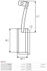 Kohlebürste, Generator 12 V AS-PL BX213 Bild Kohlebürste, Generator 12 V AS-PL BX213