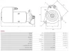 Starter 24 V 5,4 kW AS-PL S0001 Bild Starter 24 V 5,4 kW AS-PL S0001