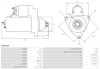 Starter 12 V 1,8 kW AS-PL S0025SR Bild Starter 12 V 1,8 kW AS-PL S0025SR