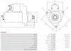 Starter 12 V 1,7 kW AS-PL S0045SR Bild Starter 12 V 1,7 kW AS-PL S0045SR