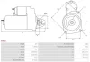 Starter 12 V 1,4 kW AS-PL S0052 Bild Starter 12 V 1,4 kW AS-PL S0052