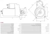 Starter 12 V 1,1 kW AS-PL S0088 Bild Starter 12 V 1,1 kW AS-PL S0088