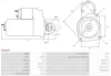 Starter 12 V 2,3 kW AS-PL S0091PR Bild Starter 12 V 2,3 kW AS-PL S0091PR