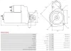 Starter 12 V 1,8 kW AS-PL S01001(SEG) Bild Starter 12 V 1,8 kW AS-PL S01001(SEG)