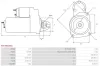 Starter 12 V 1,4 kW AS-PL S01006(SEG)