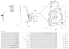 Starter 12 V 2,2 kW AS-PL S0148 Bild Starter 12 V 2,2 kW AS-PL S0148