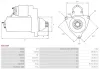 Starter 12 V 2 kW AS-PL S0192SR Bild Starter 12 V 2 kW AS-PL S0192SR