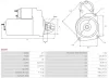 Starter 12 V 2,2 kW AS-PL S0204 Bild Starter 12 V 2,2 kW AS-PL S0204