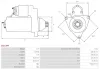 Starter 12 V 2 kW AS-PL S0213PR Bild Starter 12 V 2 kW AS-PL S0213PR