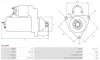 Starter 12 V 1,8 kW AS-PL S0234PR