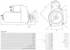 Starter 12 V 1,1 kW AS-PL S0237PR Bild Starter 12 V 1,1 kW AS-PL S0237PR