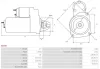 Starter 12 V 2,2 kW AS-PL S0259 Bild Starter 12 V 2,2 kW AS-PL S0259