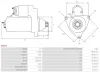 Starter 12 V 1,3 kW AS-PL S0263 Bild Starter 12 V 1,3 kW AS-PL S0263