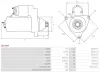 Starter 12 V 2,2 kW AS-PL S0270PR Bild Starter 12 V 2,2 kW AS-PL S0270PR